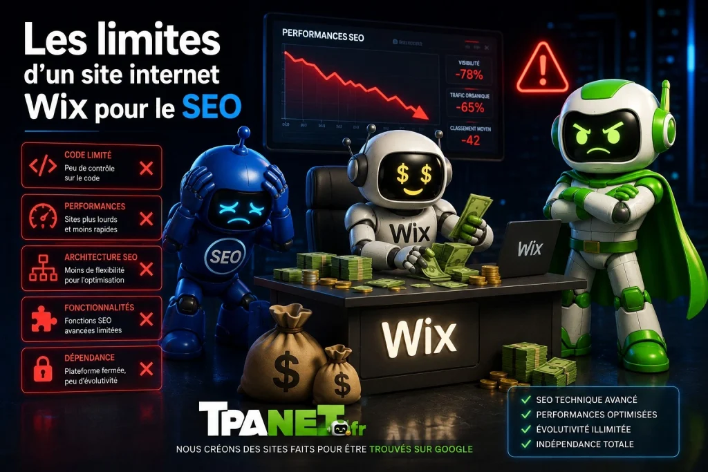 Site internet wix ses avantages et limite en 2026