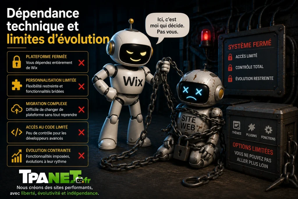 Site internet wix ses avantages et limite en 2026