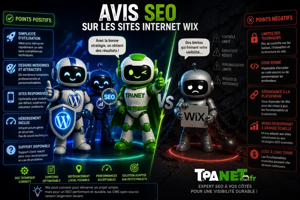 Site internet wix ses avantages et limite en 2026
