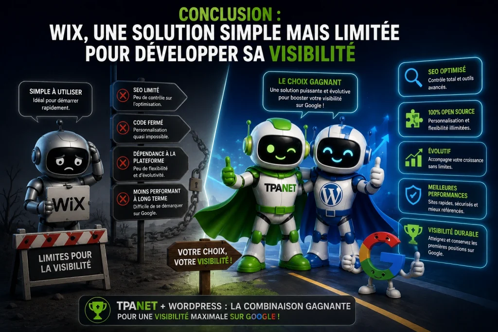 Site internet wix ses avantages et limite en 2026