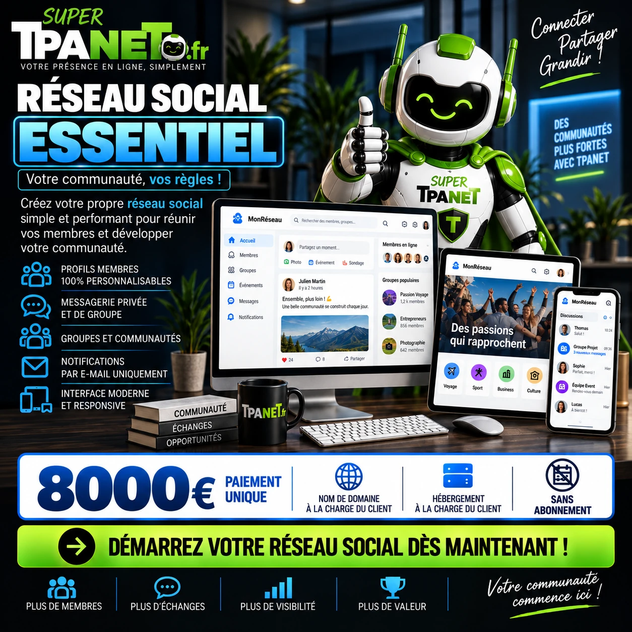 Réseau social essentiel 1 Réseau social essentiel