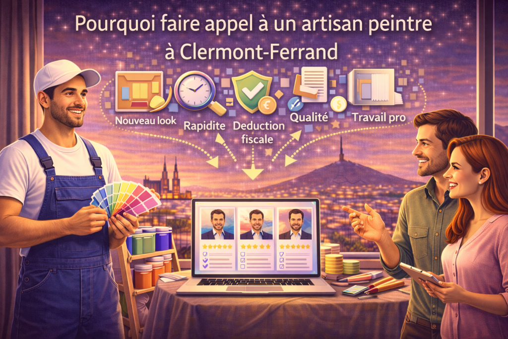Artisan peintre Ă Clermont-Ferrand (63) : comment choisir le bon professionnel 6 Artisan peintre Ă Clermont-Ferrand