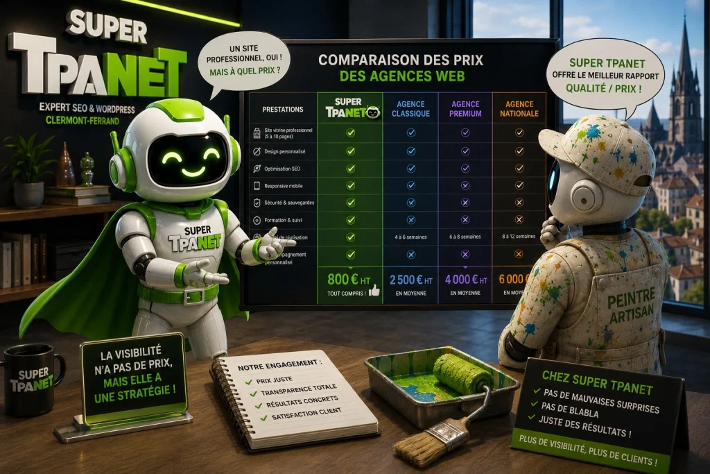 Quels sont les tarifs des agences web dans le 63 en 2026 ?