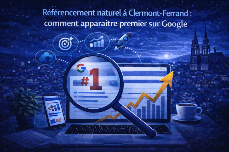 Référencement naturel à Clermont-Ferrand : comment apparaître premier sur Google