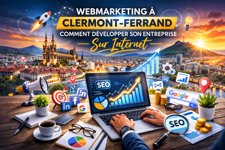 Webmarketing à Clermont-Ferrand : comment développer son entreprise sur internet