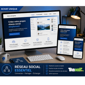 Réseau social essentiel par TPANET spécialiste du SEO dans le 63