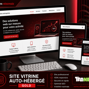 Site vitrine auto-hébergé GOLD – Développez fortement votre visibilité sur Google