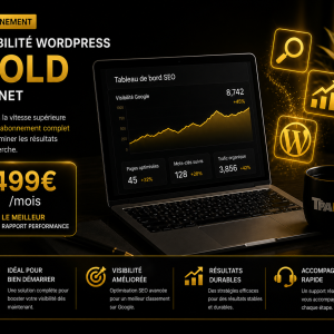 Abonnement visibilité WordPress Gold TPANET