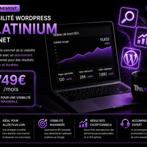 Abonnement visibilité WordPress Platinium TPANET