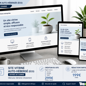 Site vitrine auto-hébergé Éco