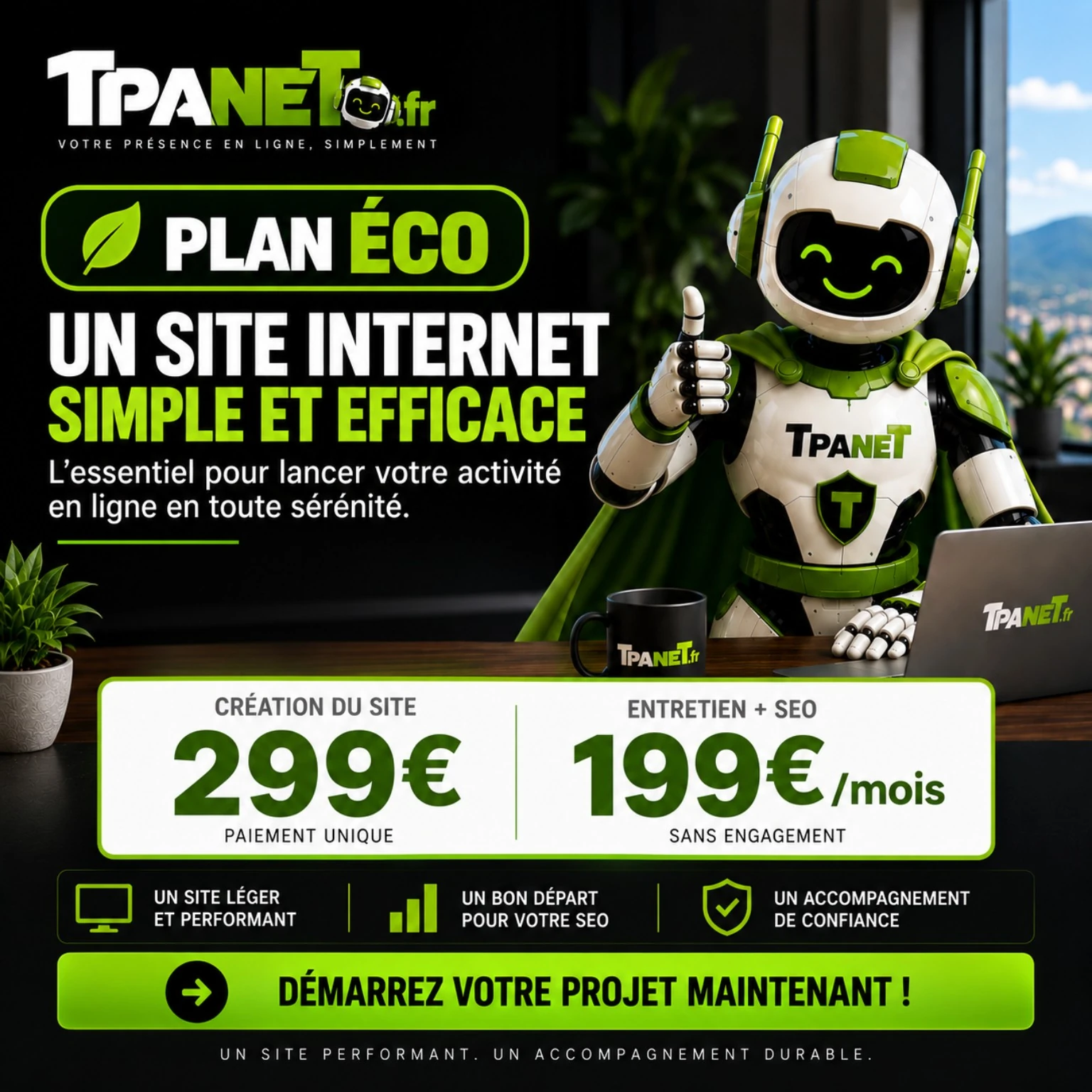 Site vitrine auto-hébergé Éco – Une présence professionnelle simple, accessible et évolutive 1 Site vitrine auto-hébergé Éco – Une présence professionnelle simple, accessible et évolutive