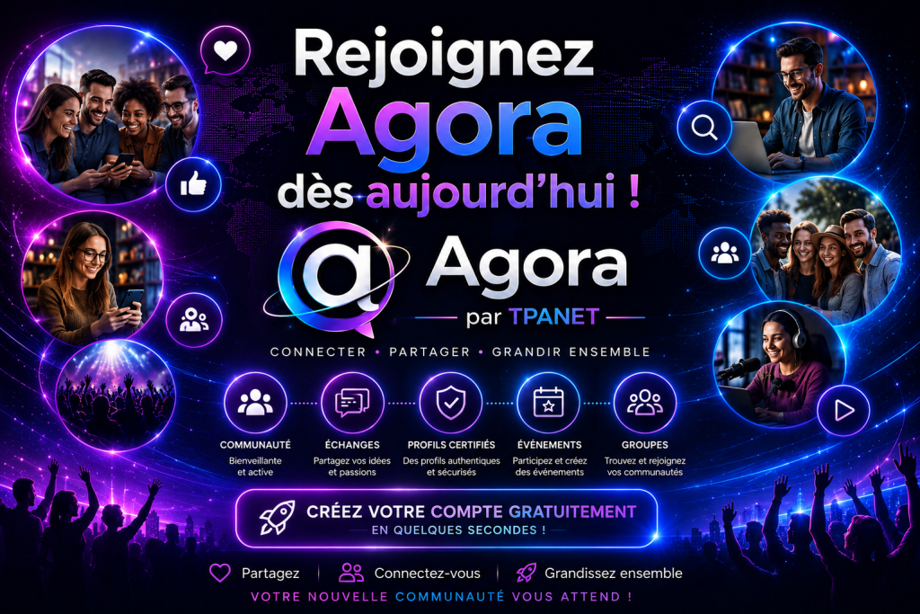 Agora : le nouveau réseau social français est officiellement ouvert !