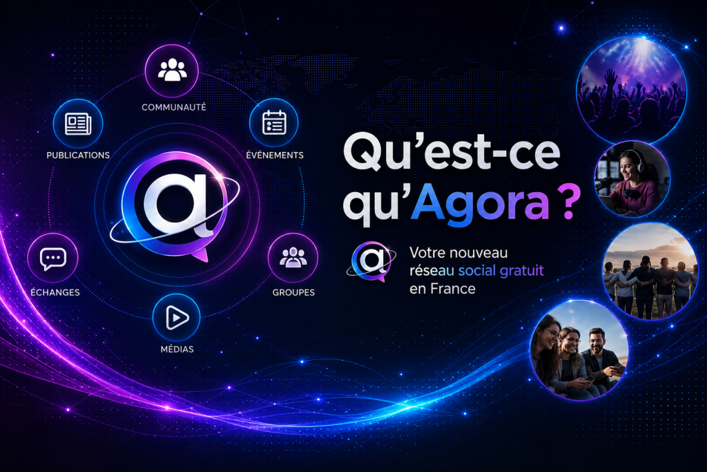 Agora : le nouveau réseau social français est officiellement ouvert !