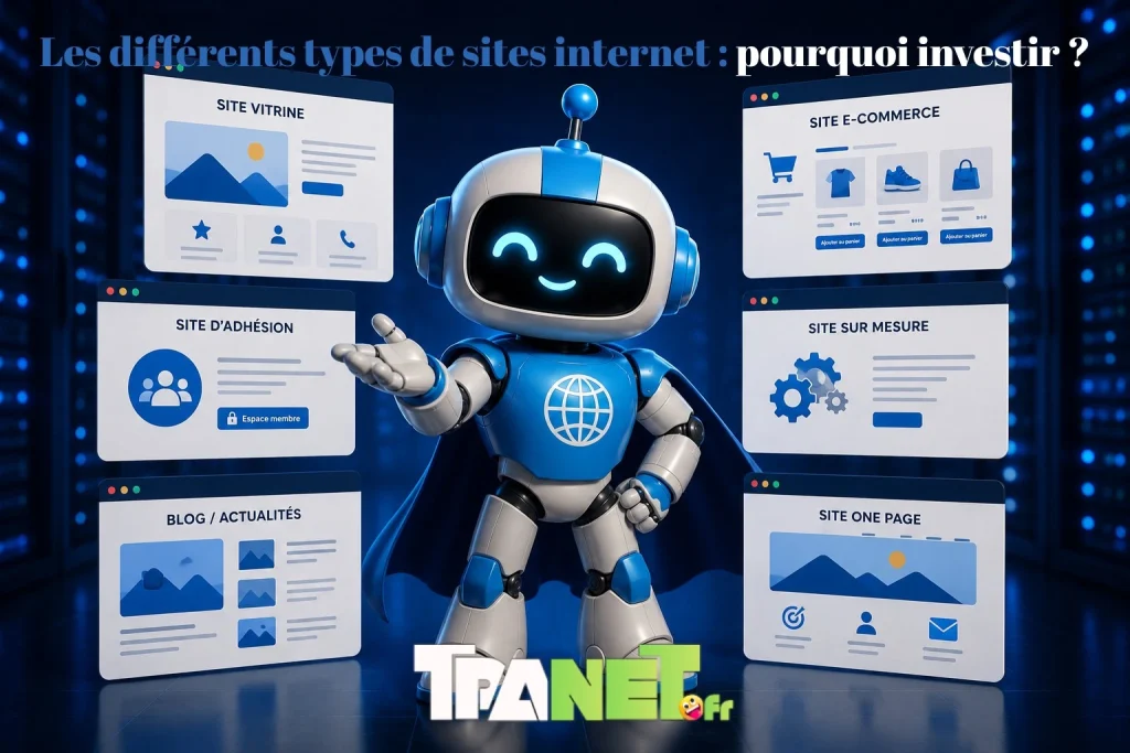 Les risques en 2026 pour les entreprises sans site internet en France 5 Les risques en 2026 pour les entreprises sans site internet en France
Les différents types de sites internet : pourquoi investir ?