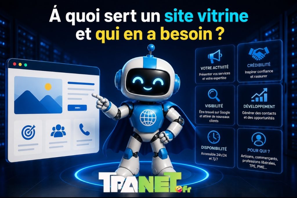 Les risques en 2026 pour les entreprises sans site internet en France 6 Les risques en 2026 pour les entreprises sans site internet en France
À quoi sert un site vitrine et qui en a besoin ?