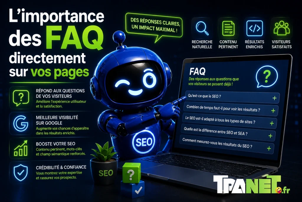 Être visible sur Google en France en 2026 11 Être visible sur Google en France en 2026
L'importance des FAQ directement sur vos pages