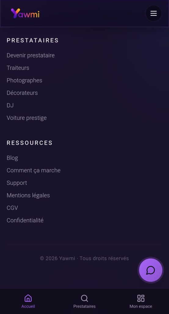 Projet Yawmi : le réseau social français gratuit dédié à vos événements 10 1000020829 edited
