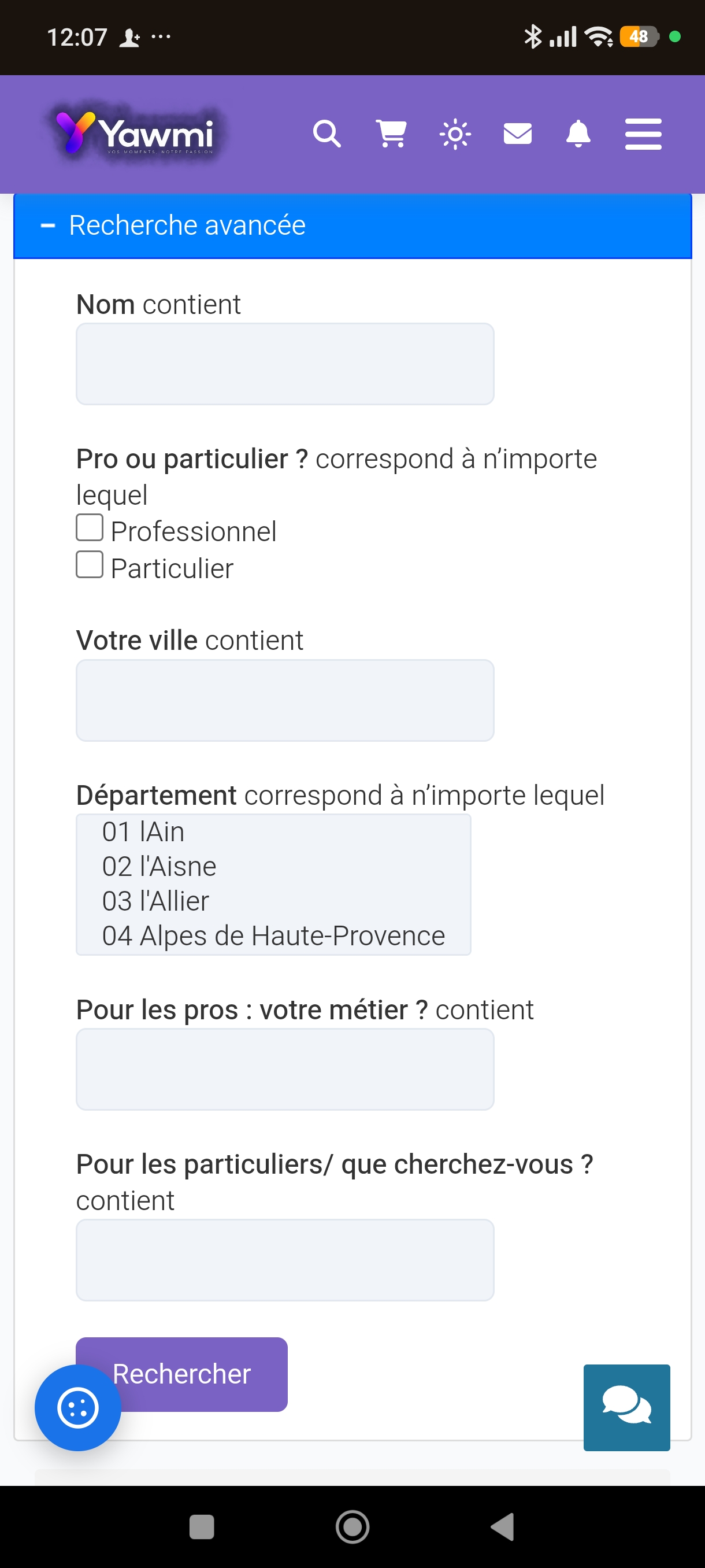 Projet Yawmi : le réseau social français gratuit dédié à vos événements 17 Projet Yawmi : le réseau social français gratuit dédié à vos événements