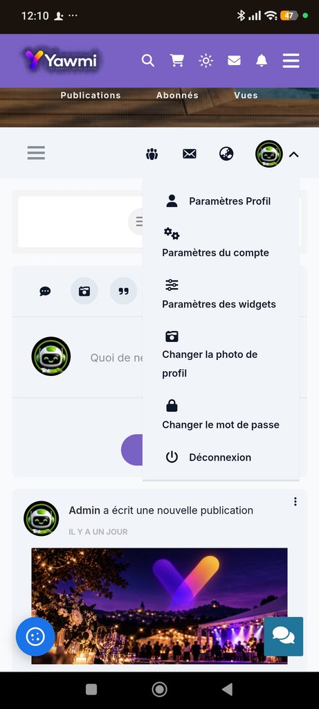 Projet Yawmi : le réseau social français gratuit dédié à vos événements 20 Projet Yawmi : le réseau social français gratuit dédié à vos événements