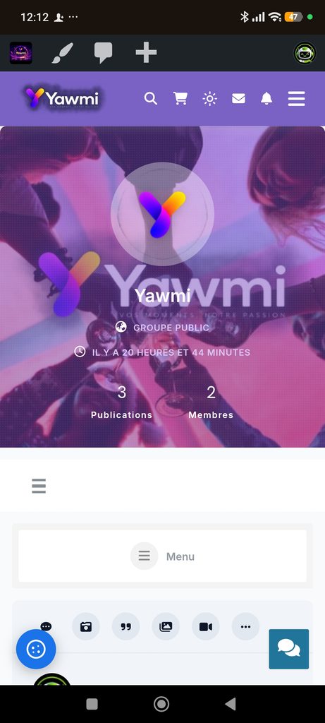 Projet Yawmi : le réseau social français gratuit dédié à vos événements 23 Projet Yawmi : le réseau social français gratuit dédié à vos événements