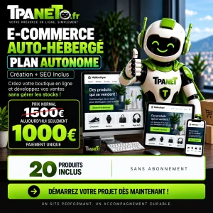 E-commerce auto-herbergé autonome